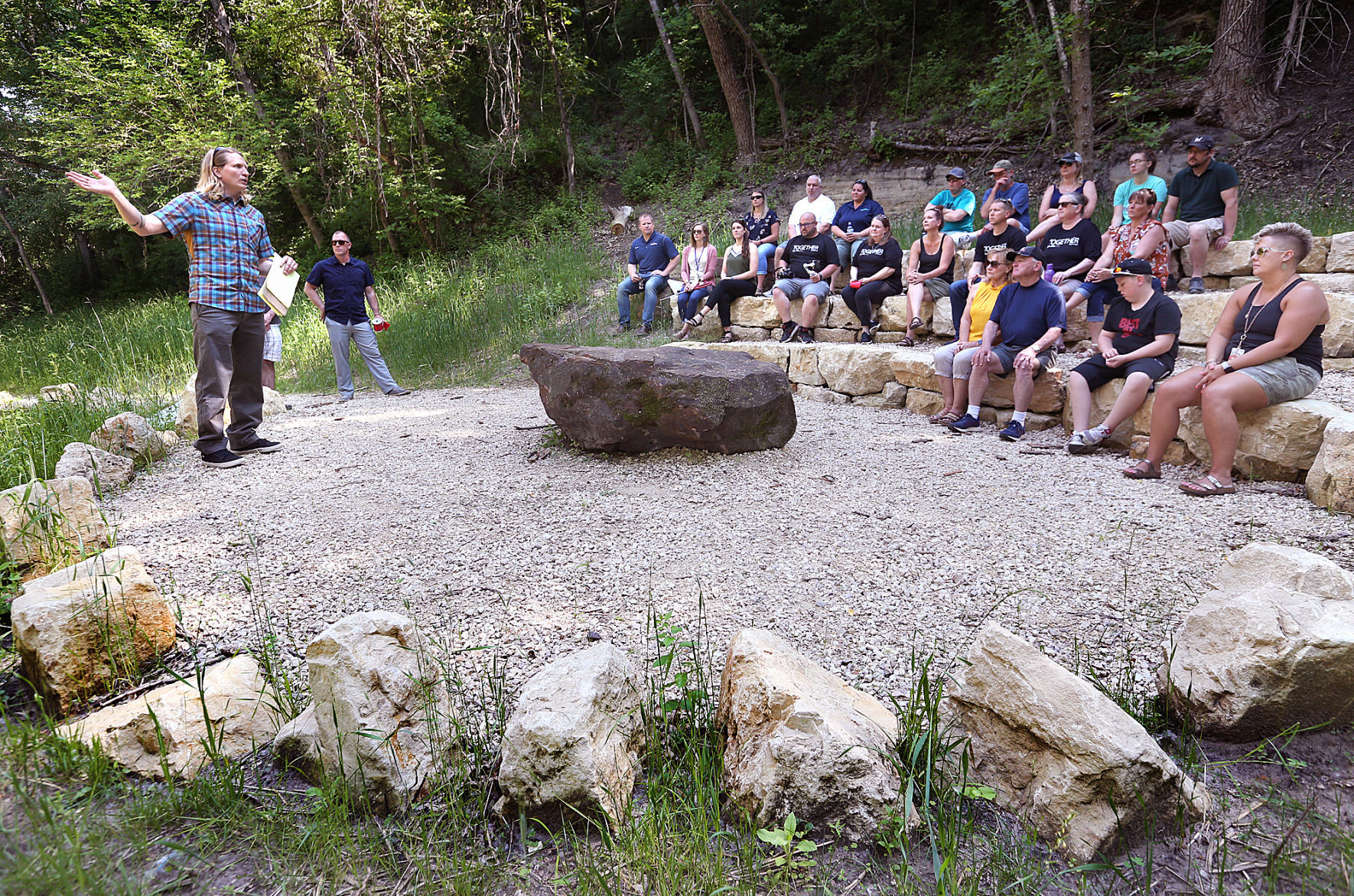 Community Forest adds meditation area and outdoor classroom